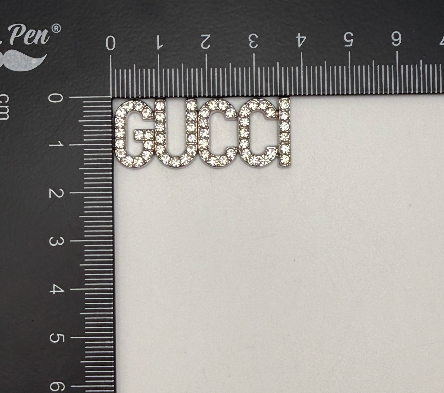 Silver Gucci or Dior Designer Metal DIY Charms
