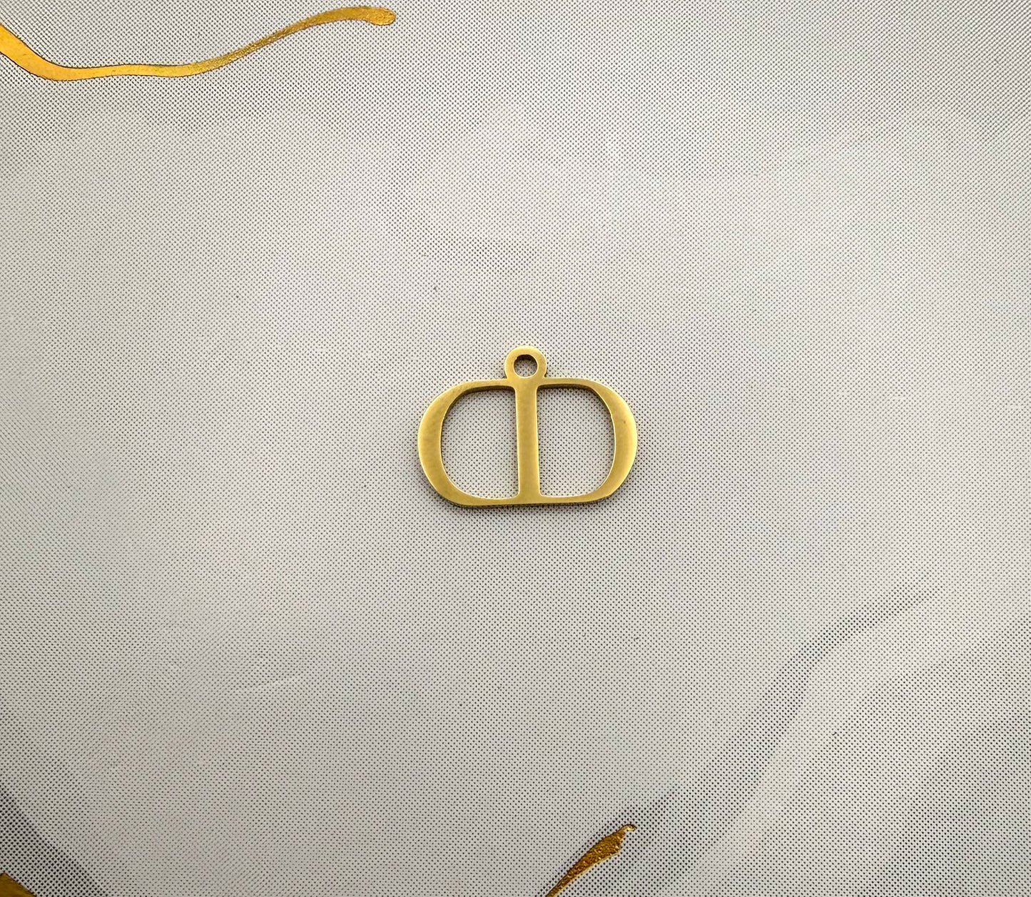 Gold Stainless Steel Designer DIY Charms