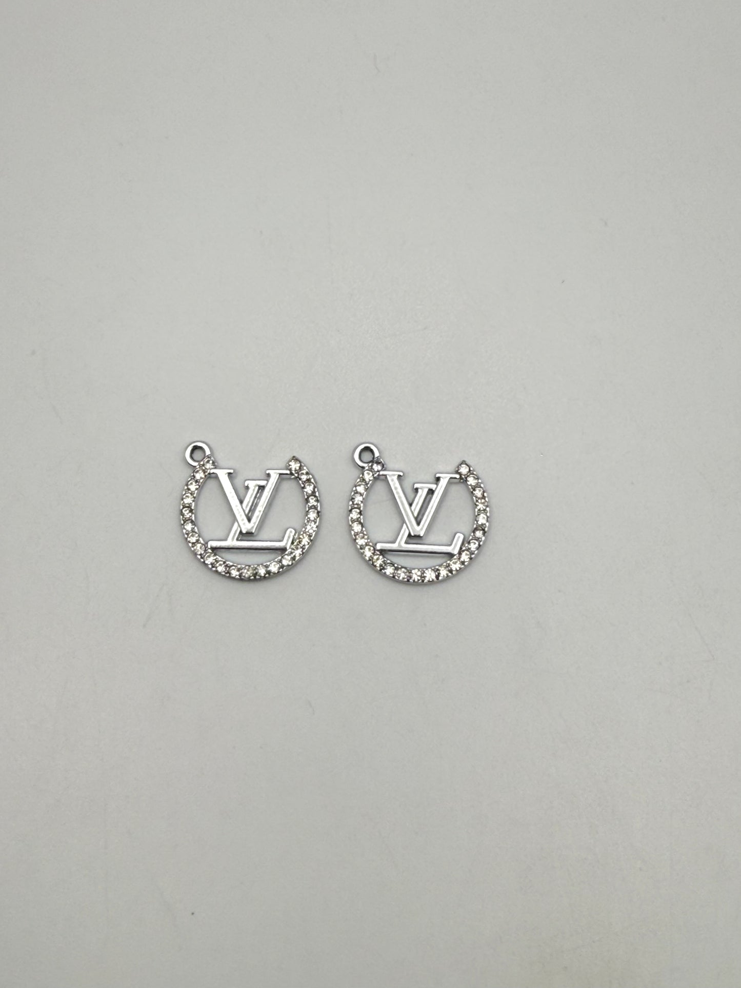 LV Designer Open Circle Gold and Silver DIY Charms