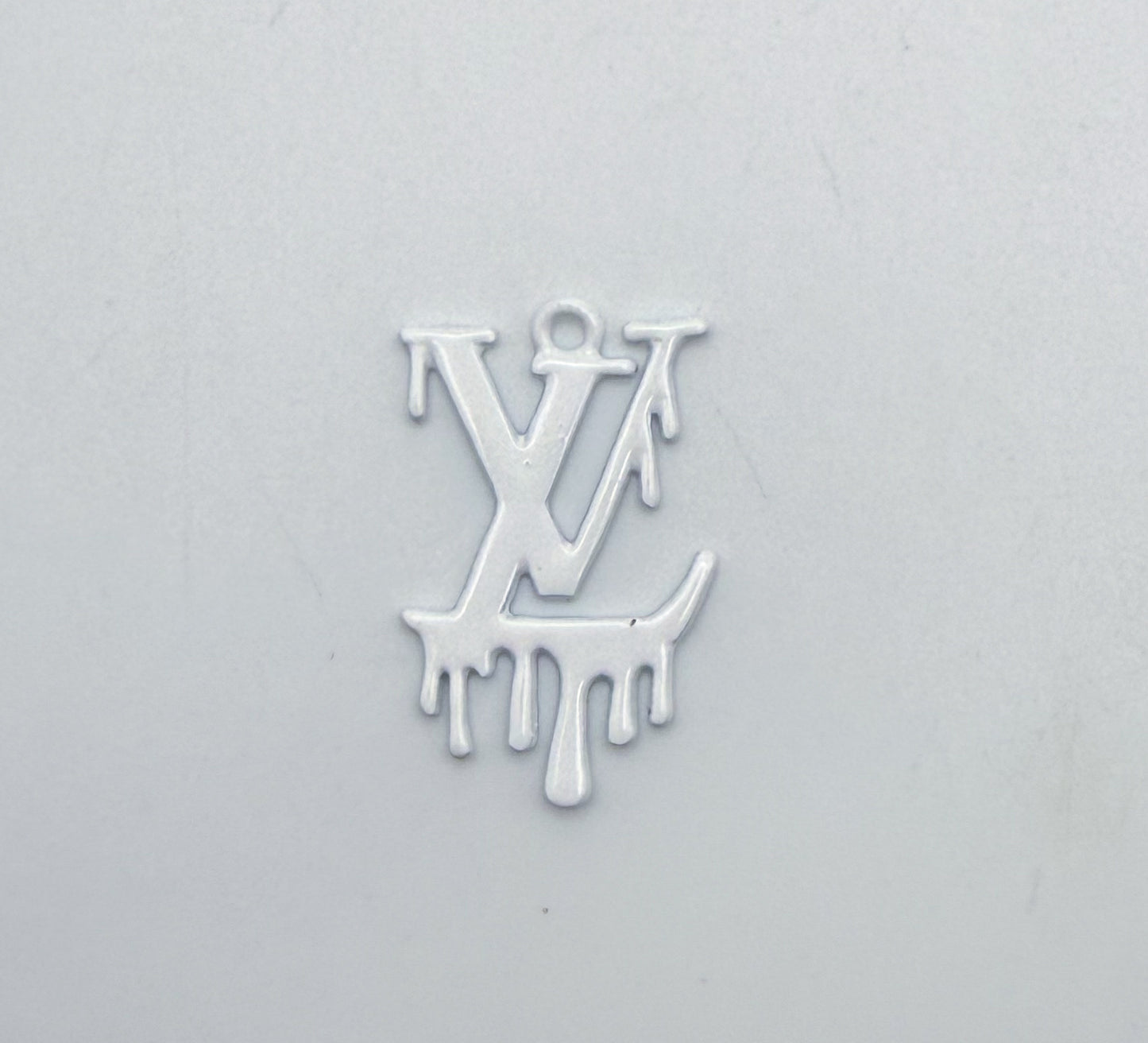 Dripping LV Designer Colorful Enamel Metal DIY Charms
