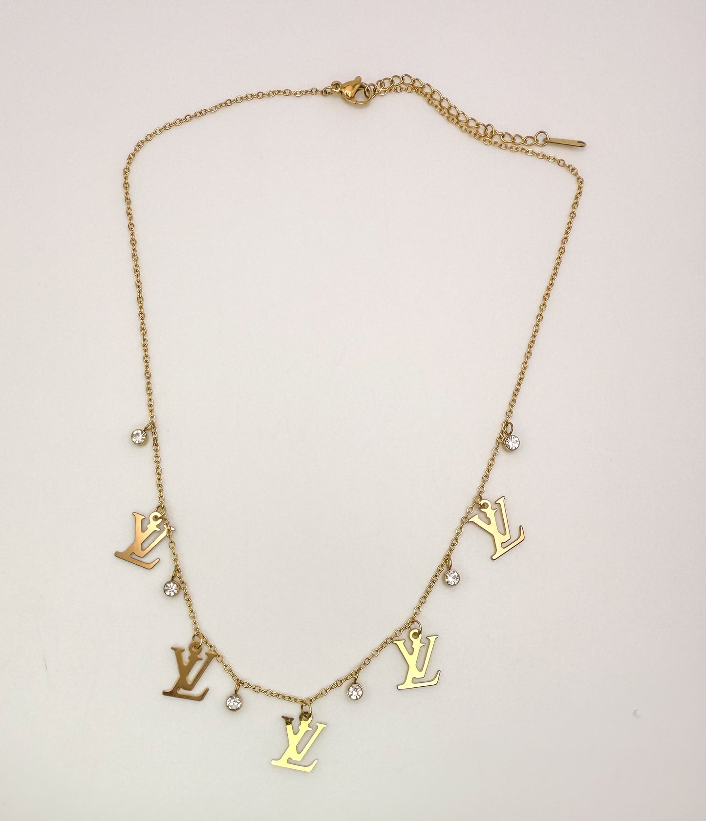 LV Designer Symbolic Gold Necklace