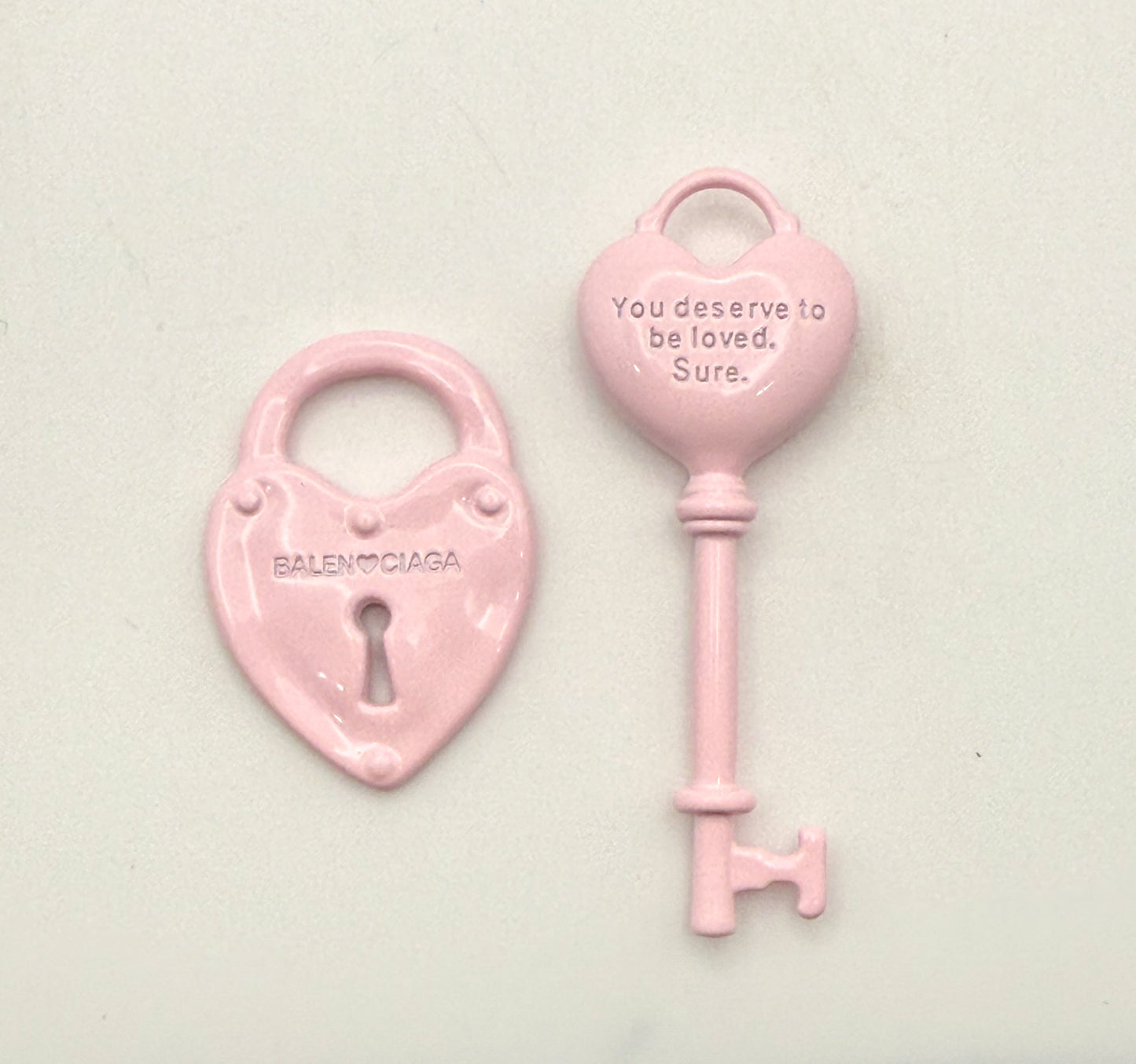Balenc❤️iaga Lock N Key DIY Charm set