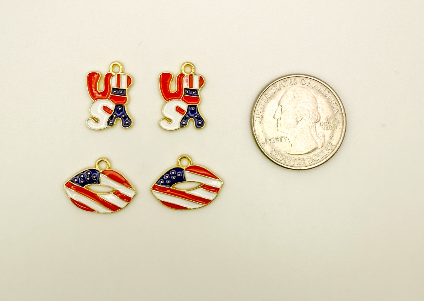 USA DIY Charms