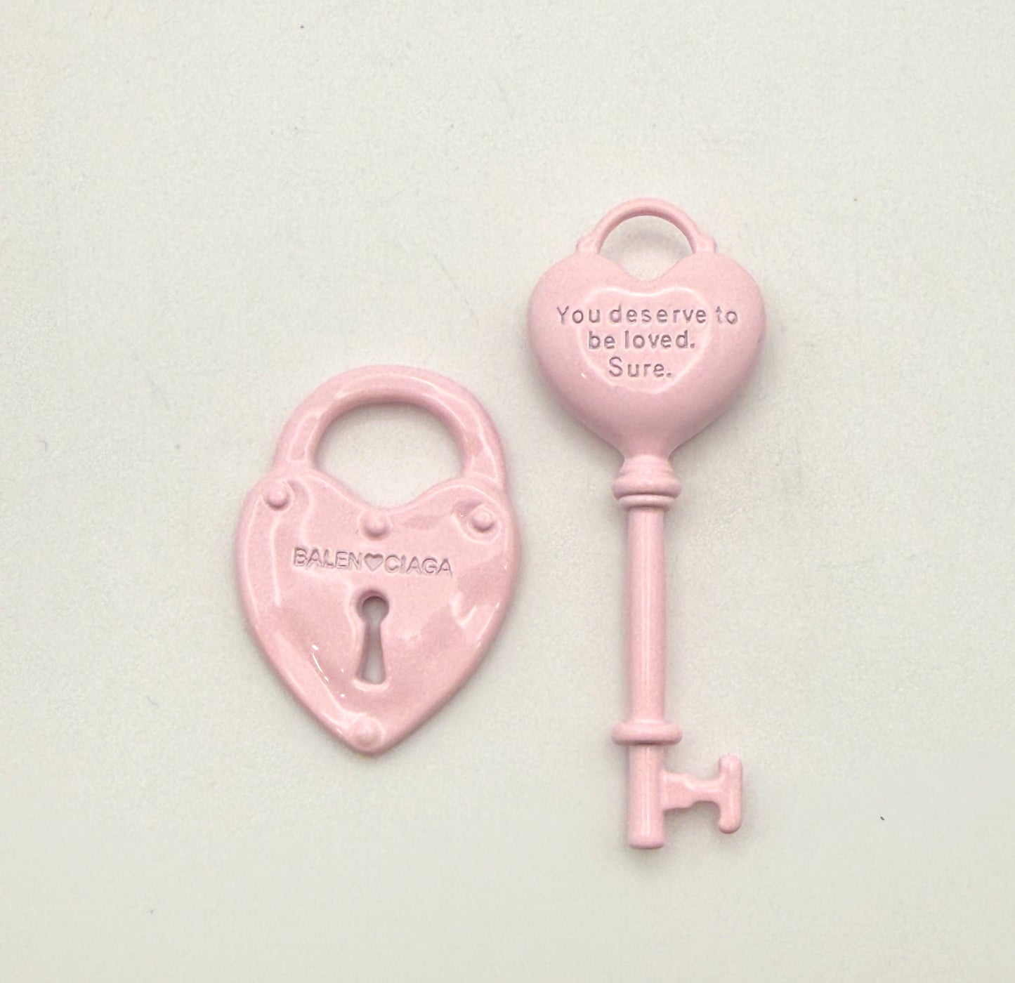 Balenc❤️iaga Lock N Key DIY Charm set