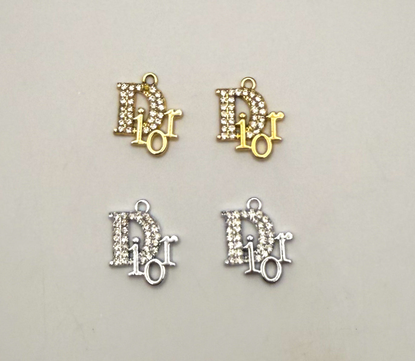 Dior Gold and Silver DIY Charms