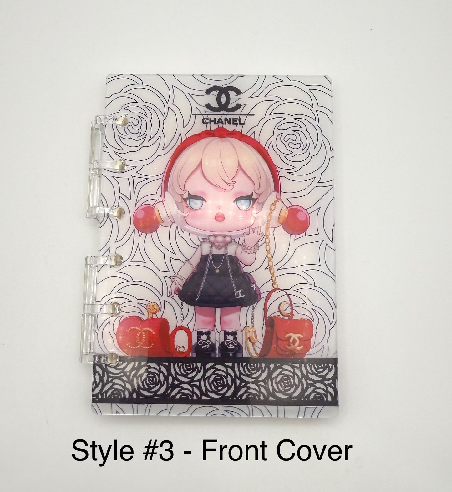 CC Designer & Skull Panda Acrylic Mini Notebooks