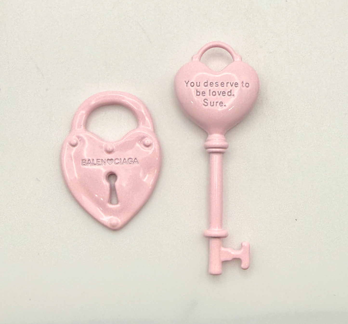 Balenc❤️iaga Lock N Key DIY Charm set