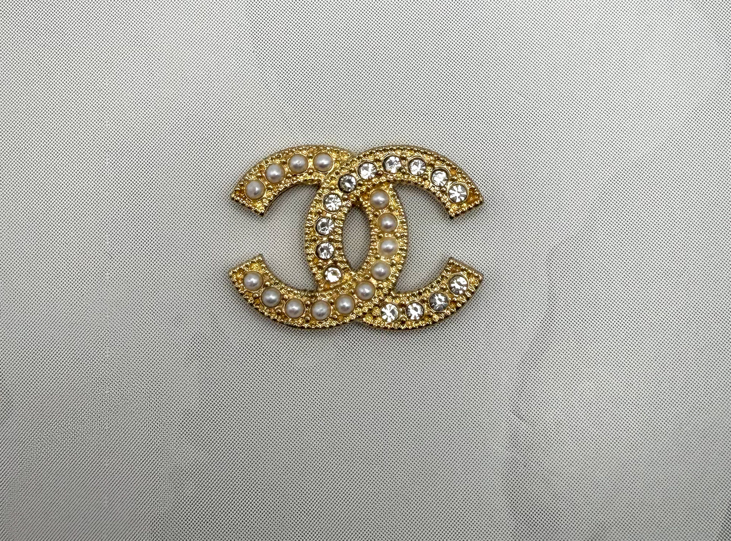 Silver & Gold CC Logo DIY Metal Charms