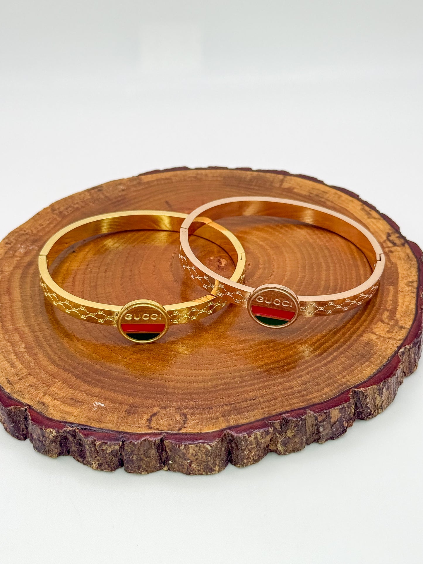 Gucci Designer Stainless Steel Bangle Bracelets