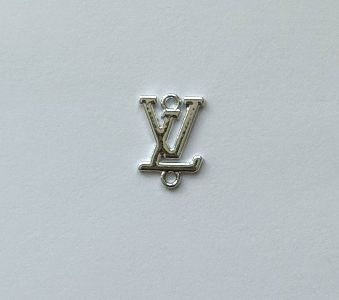 Gold & Silver LV Designer Connector DIY Charms