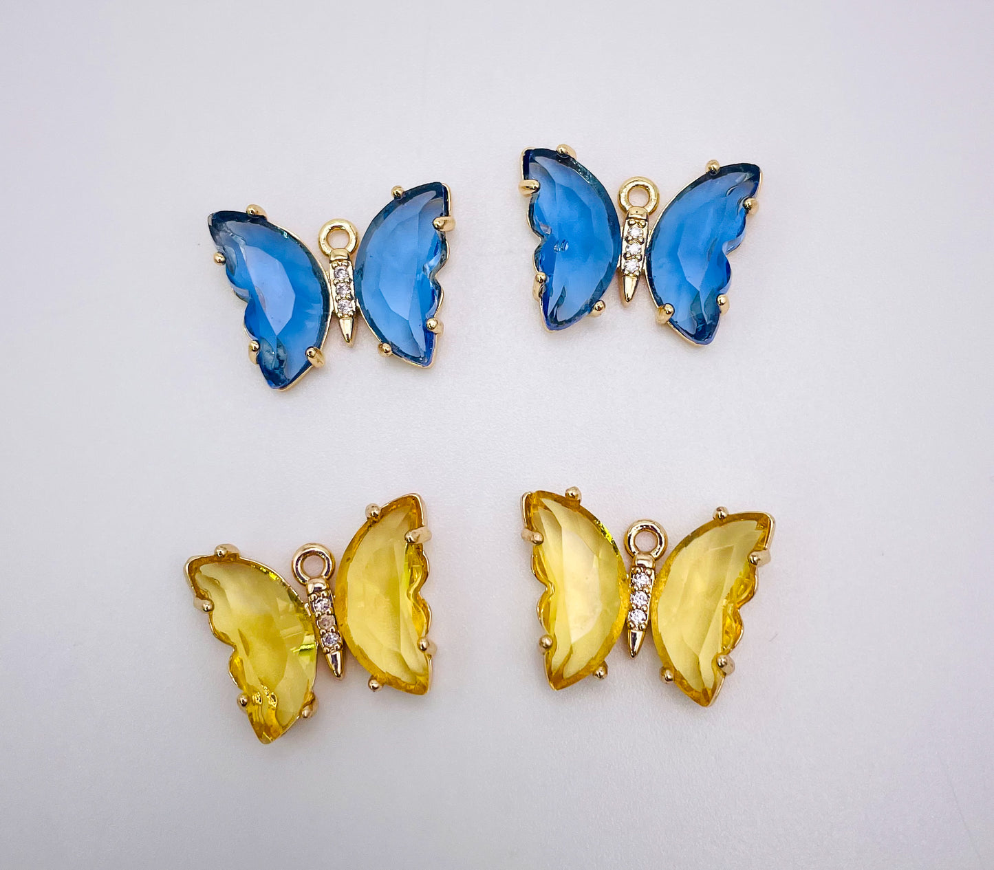 Gem Butterfly Charms