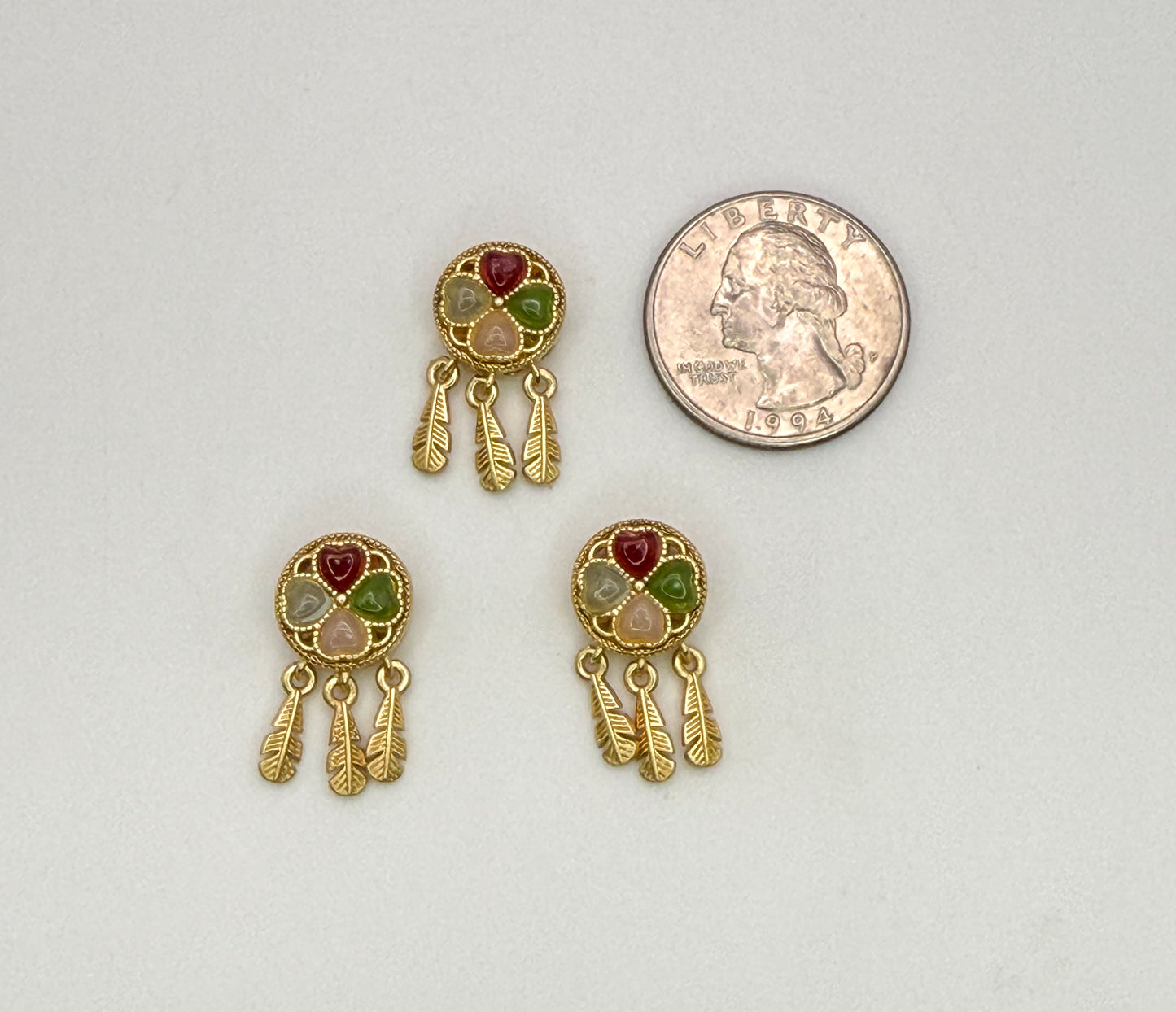 Gold Dreamcatcher DIY Spacer Charm