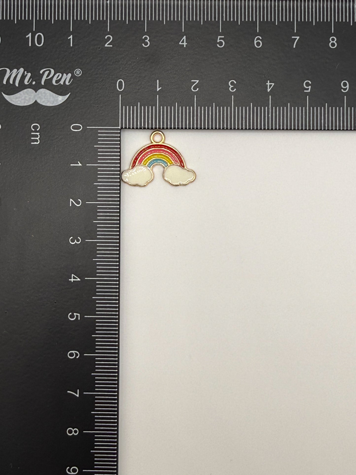 Gold Rainbow DIY Metal Charms