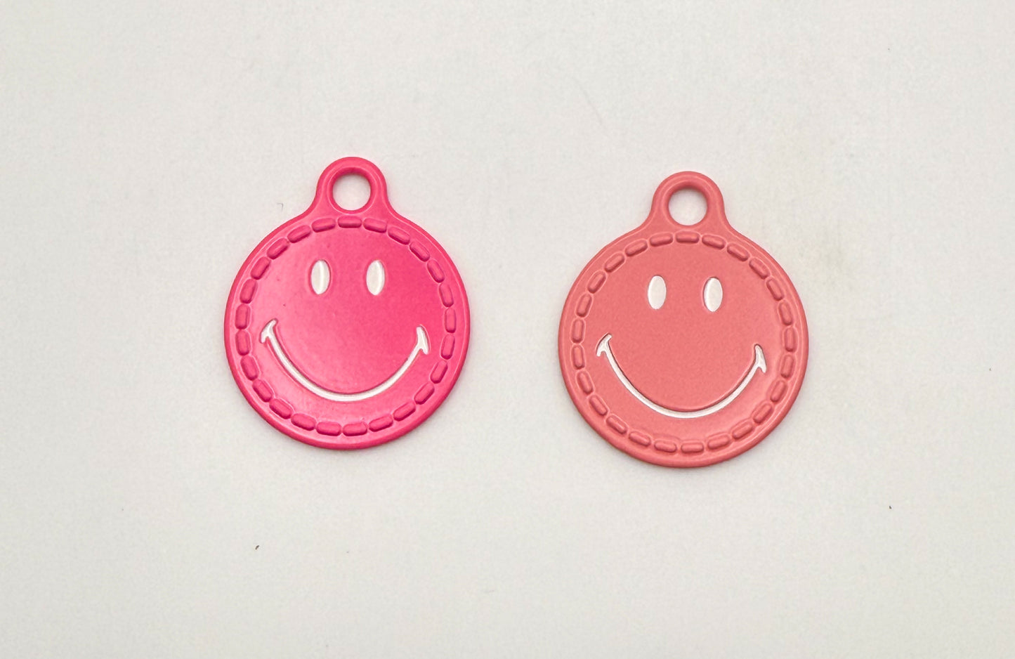 Metal Smiley Face DIY Charms