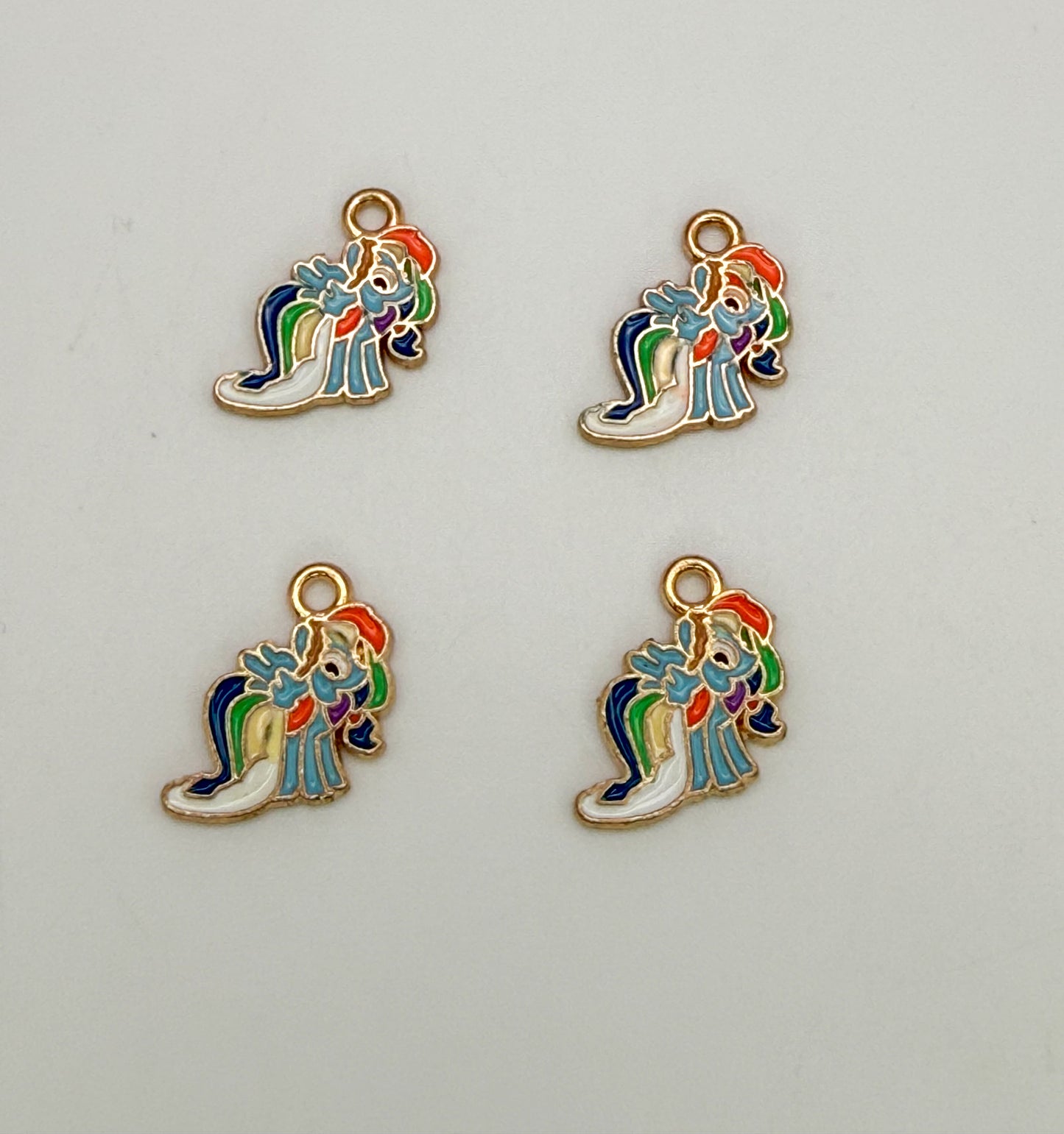 My Little Pony DIY Gold Metal Charms