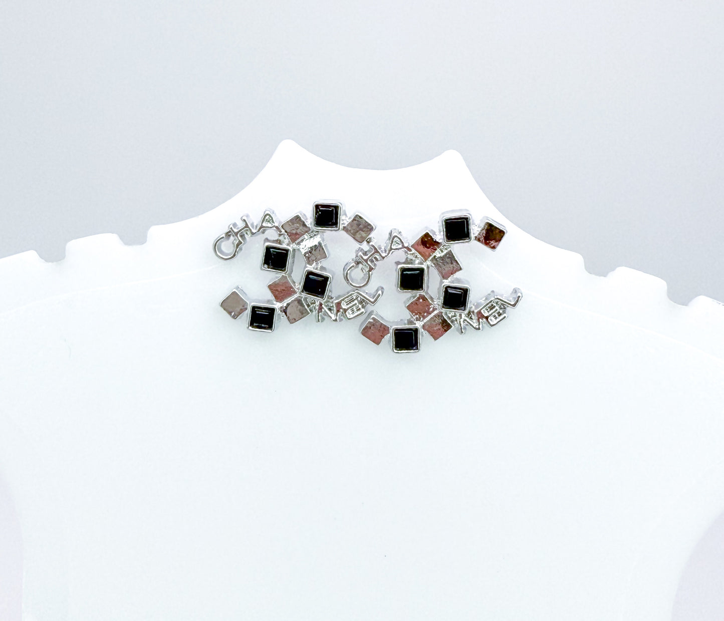 S925 CC Designer Stud Earrings