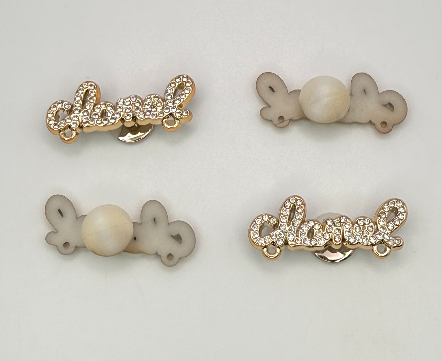 LV & CC Designer Croc Charms
