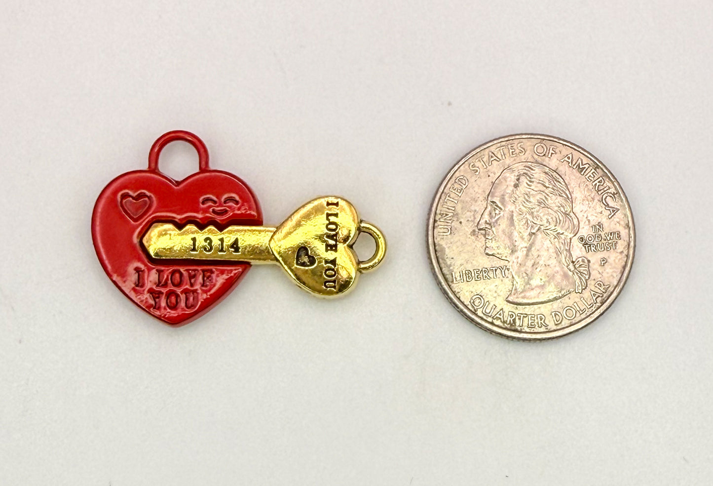Gold/Silver & Red/Gold Magnetic DIY Charm set