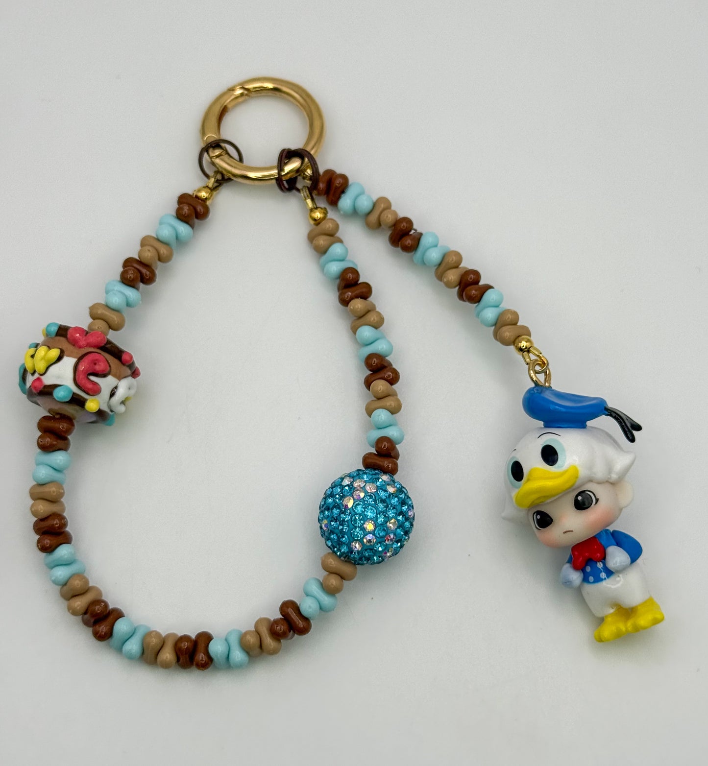 Popmart’s Dimoo Donald Duck dressed up Key Charm Key Chain