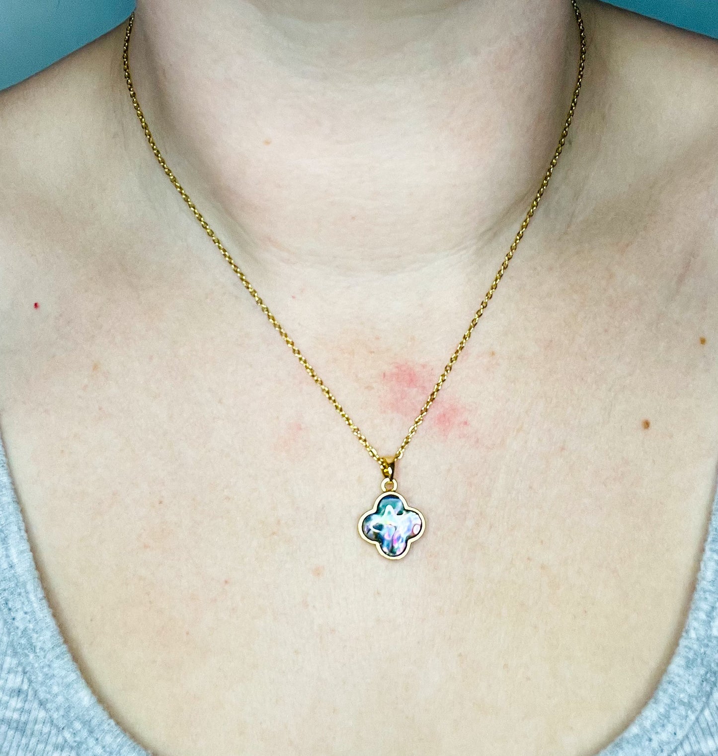 LV Clover Gold or Silver Stainless Steel Necklace