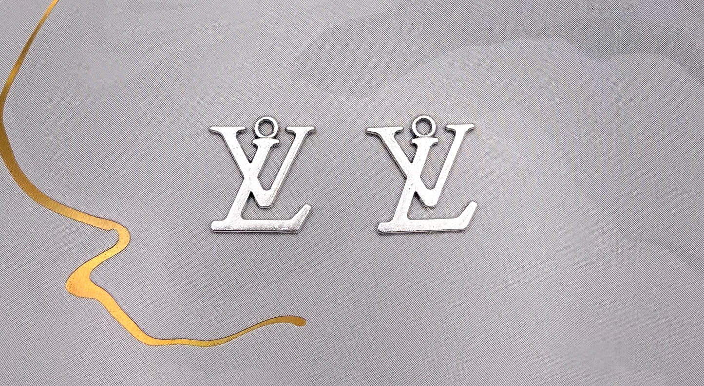 NEW Silver LV DIY Metal Charms PROMO