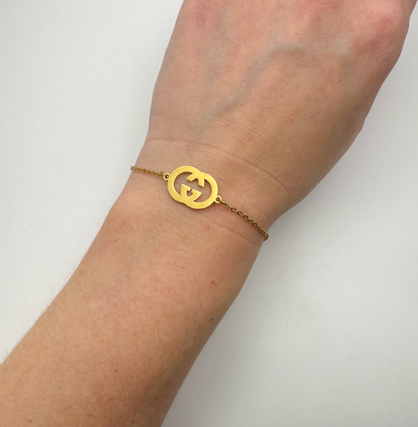 Gold GG Designer Chain Adjustable Bracelet