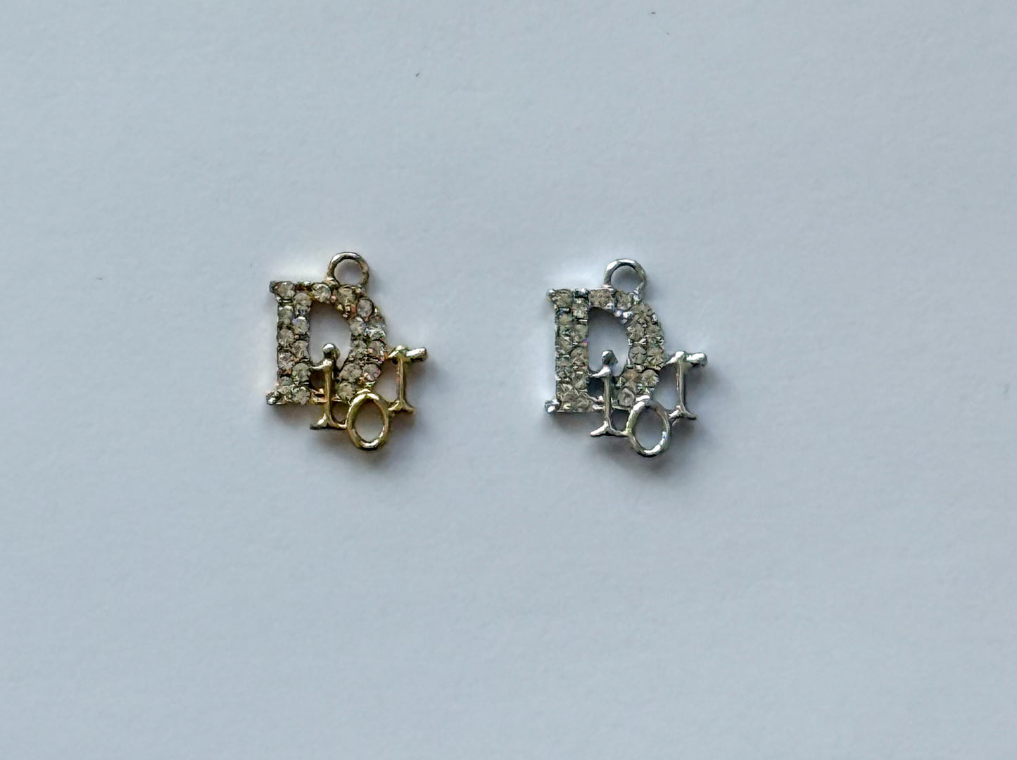 Mini Dior Gold or Silver DIY Charms