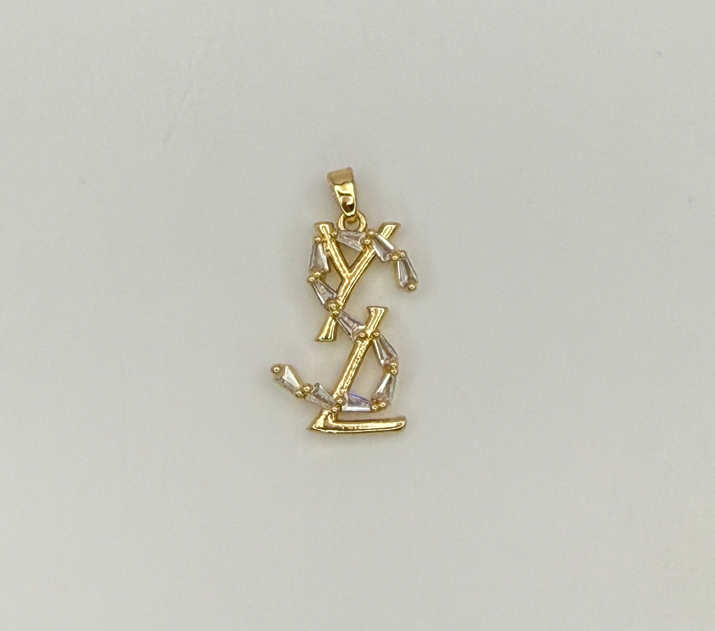 High Quality YSL Designer Gold DIY Charm Pendant