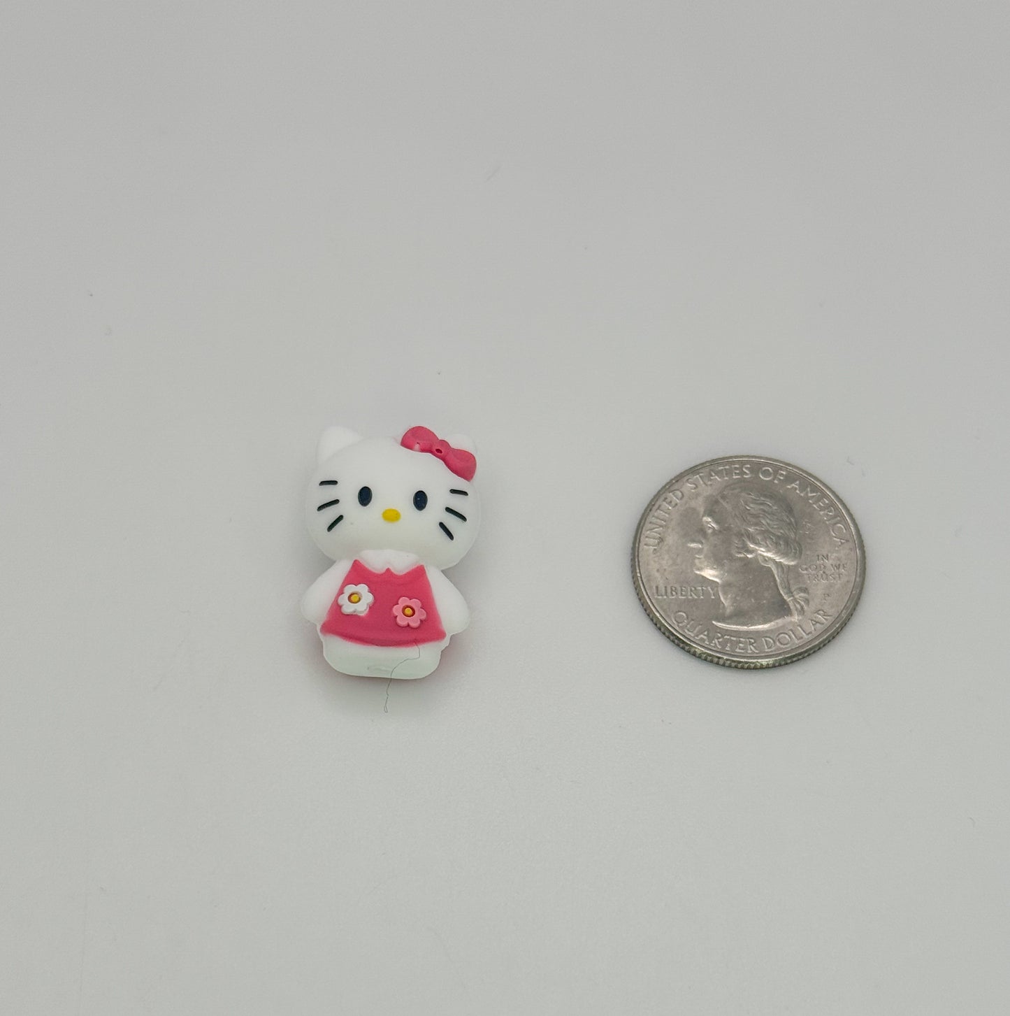 3D Hello Kitty Silicone DIY Pen Focal Bead