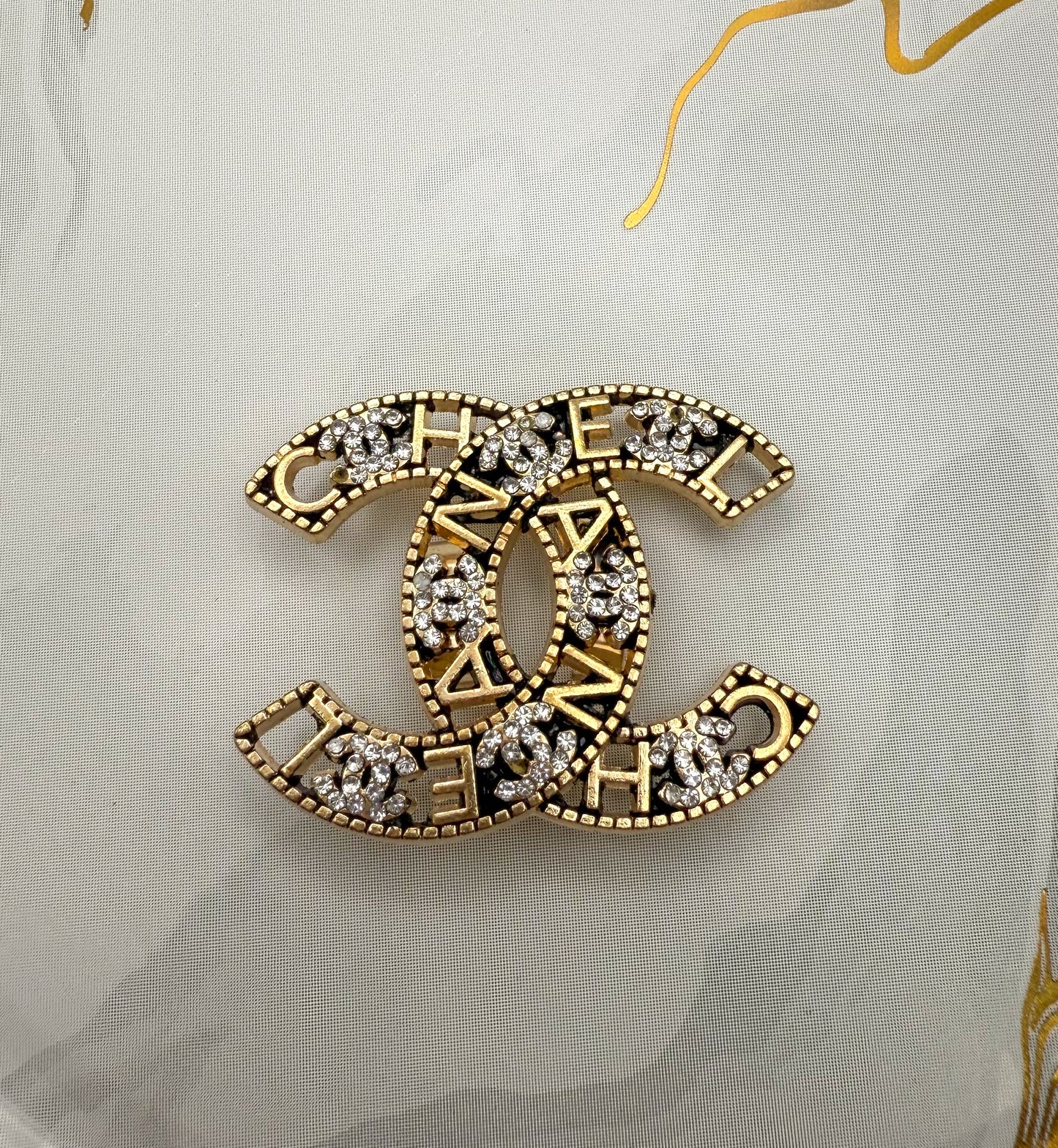 Big Gold CC DIY Charm Accessory