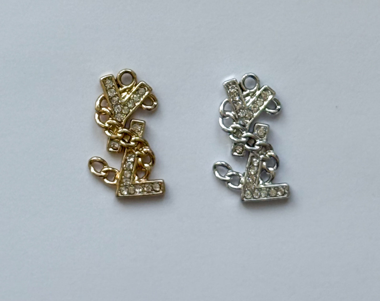 YSL Designer Gold or Silver DIY Charms