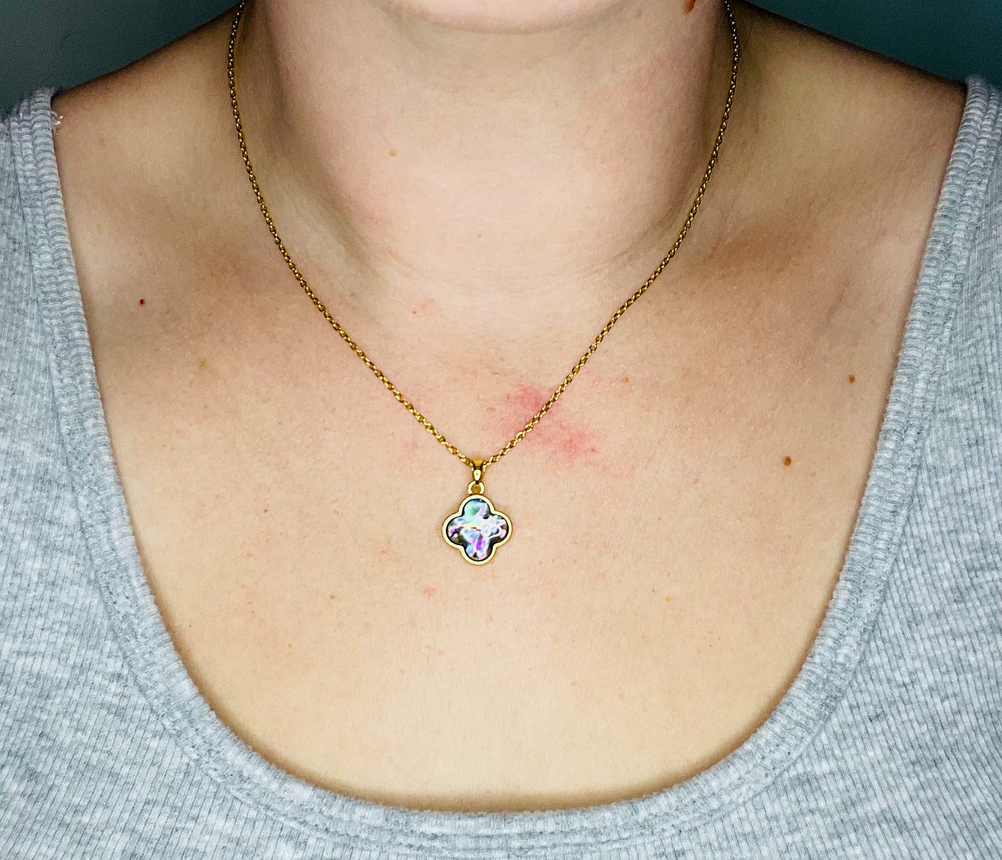 LV Clover Gold or Silver Stainless Steel Necklace
