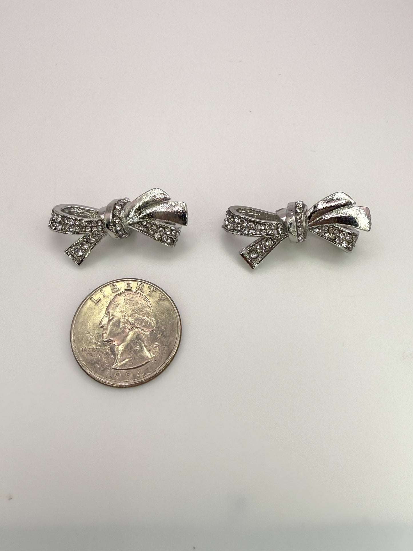 Silver Bow DIY Charms
