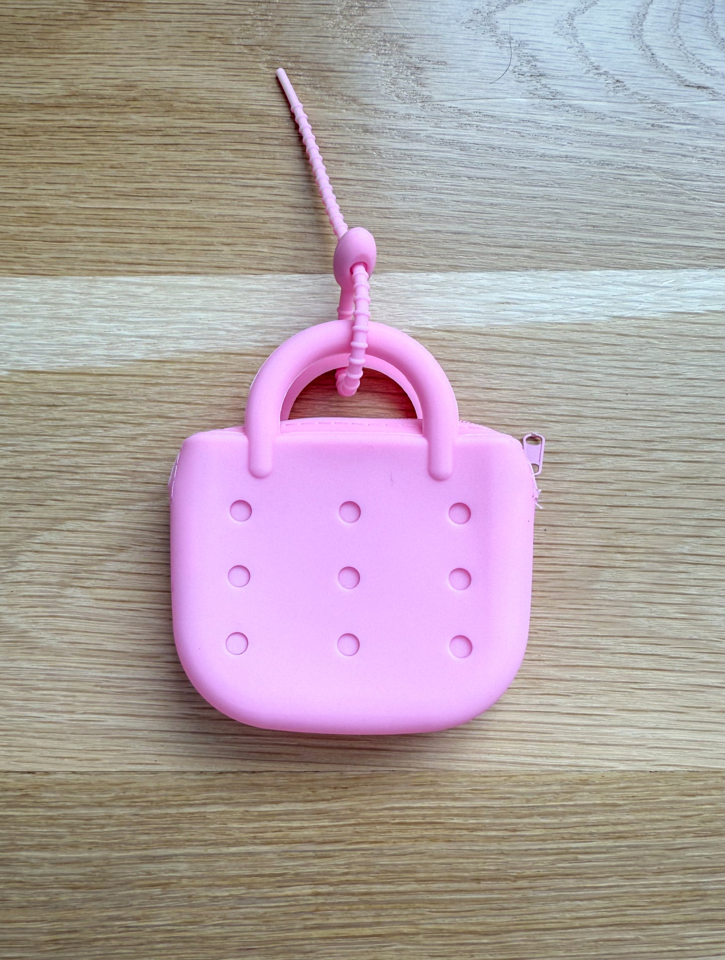 Silicone PopSocket Zippered Mini Keychain Purse