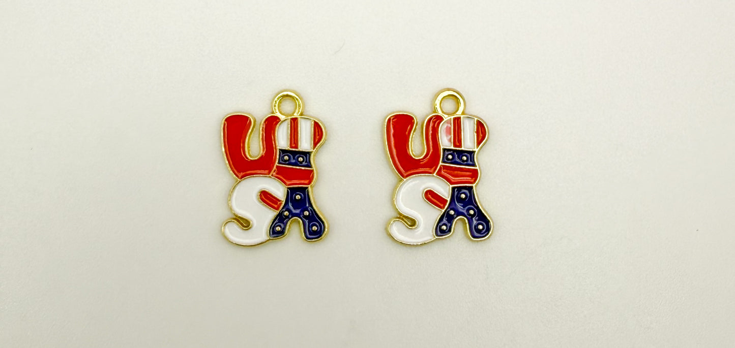 USA DIY Charms