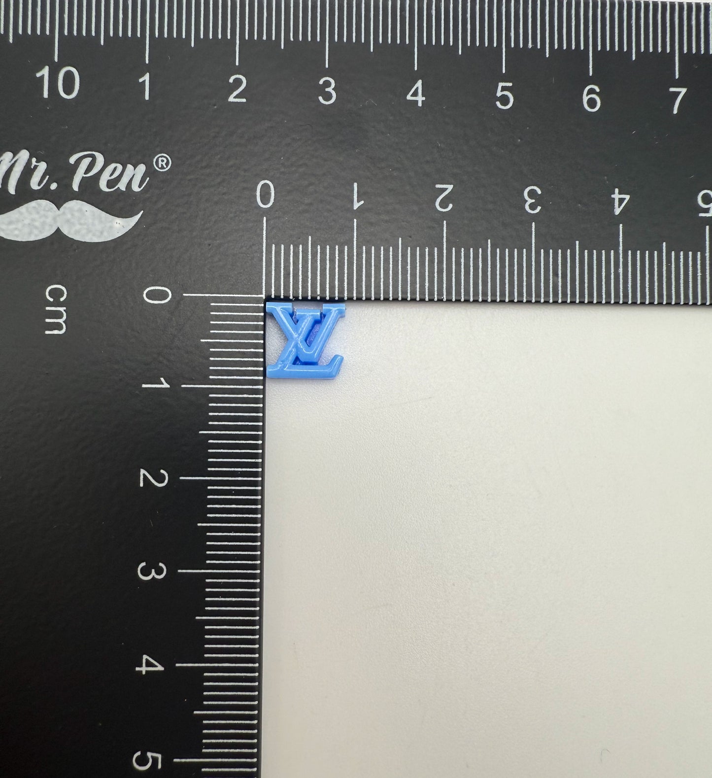 Blue LV Acrylic DIY Nail Charms