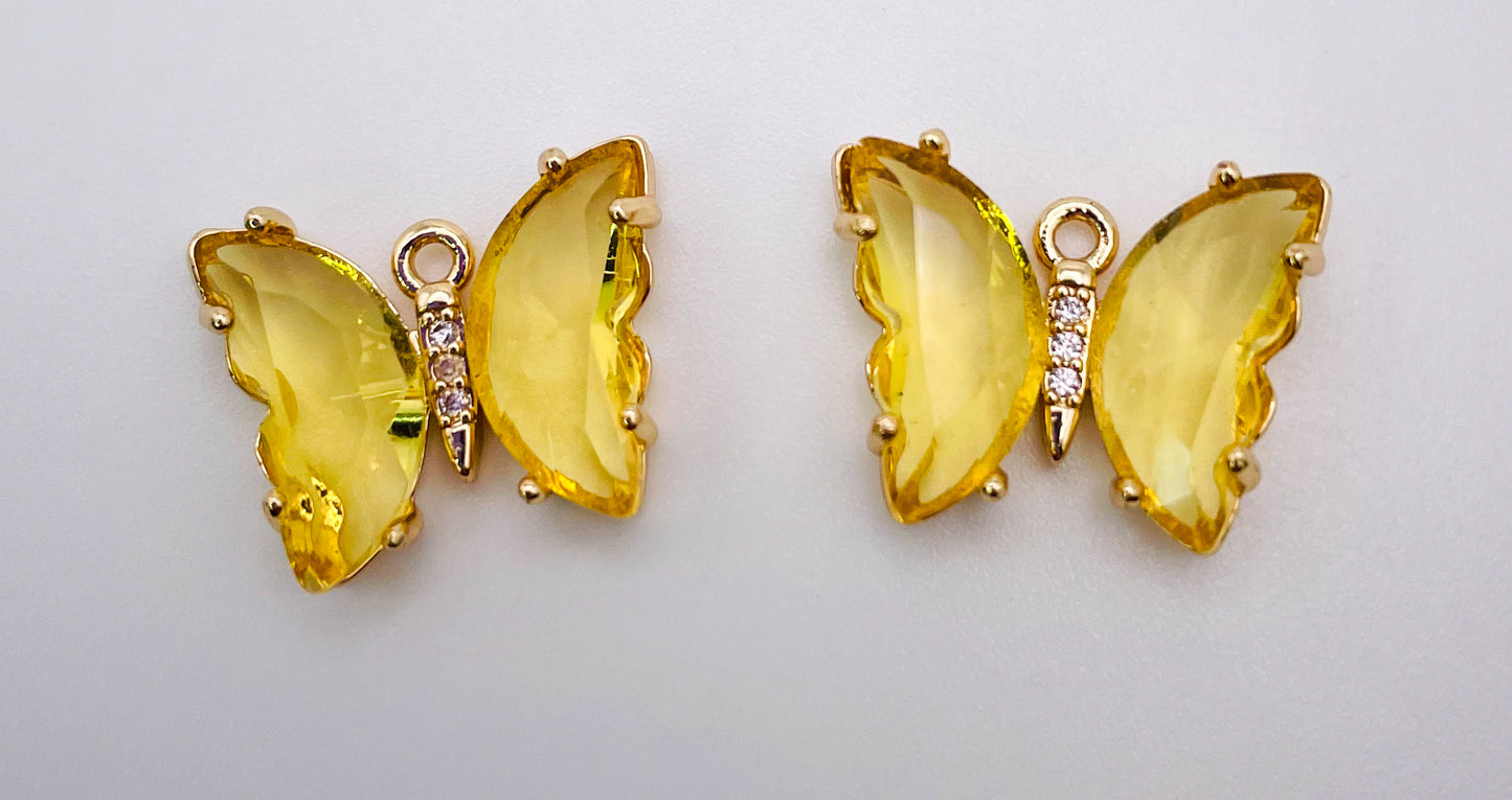 Gem Butterfly Charms