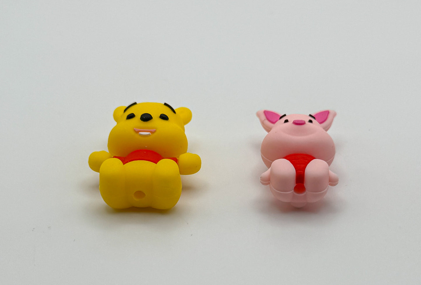 3D Pooh & Piglet Silicone DIY Beads