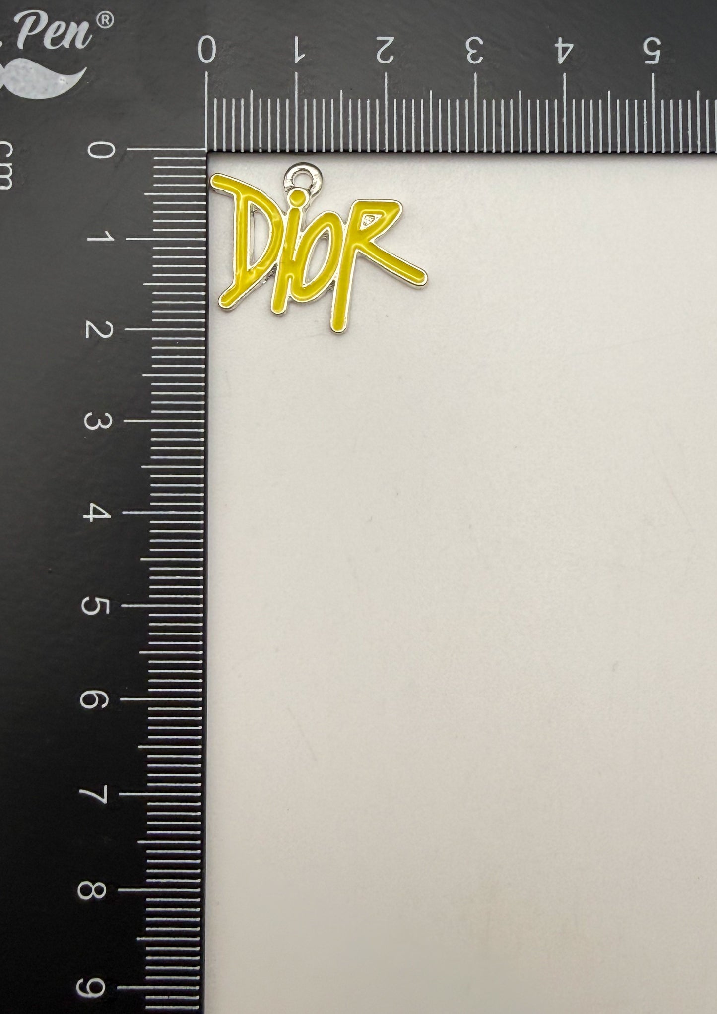 Colorful Enameled Dior Designer Metal Charms