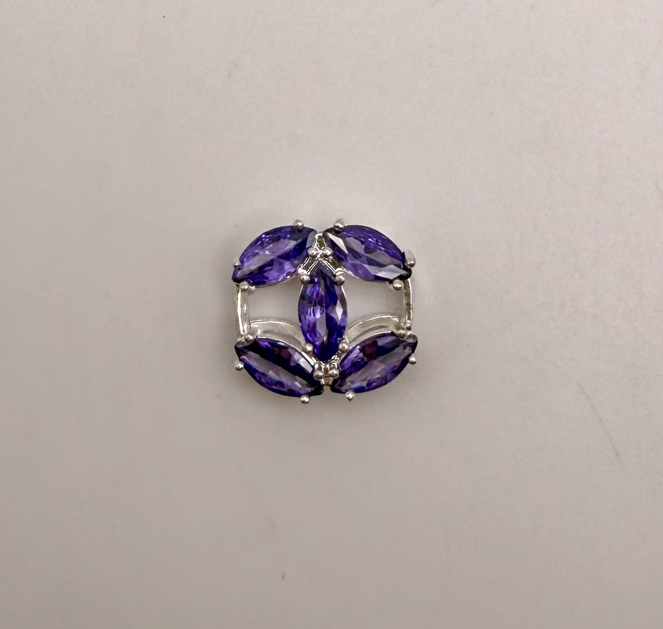 Big CC Rhinestone Gold or Silver Spacer Metal Charm Bead for DIY Jewelry Making