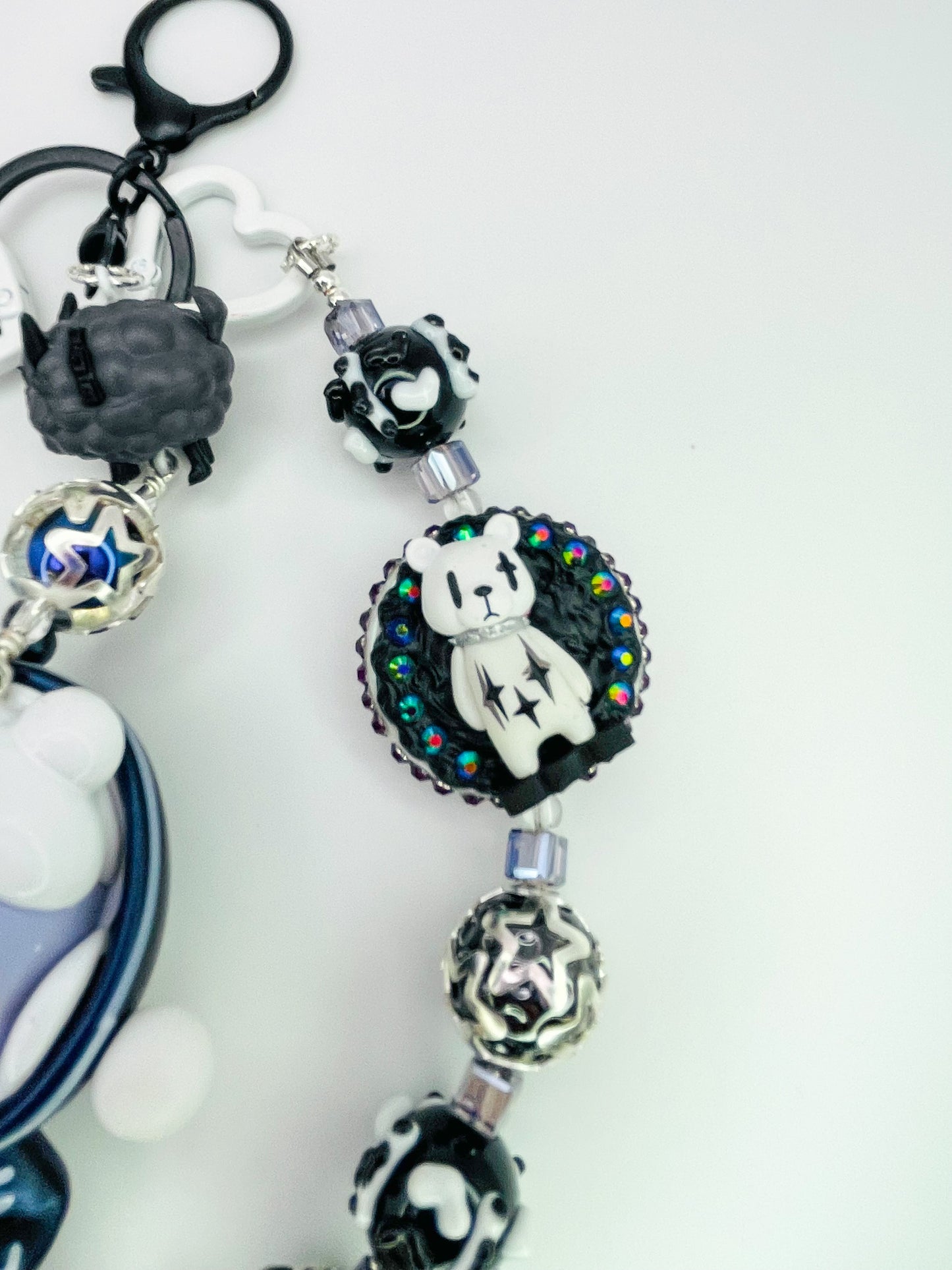 Pop Mart’s Skull Panda City of Night Secret Keychain Bag Charm