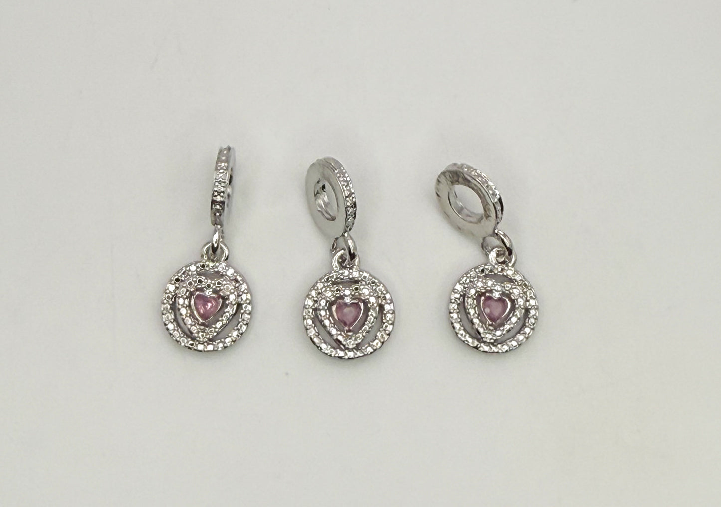 Silver Charm Bracelet DIY Charms-Coffee, Heart & Wings