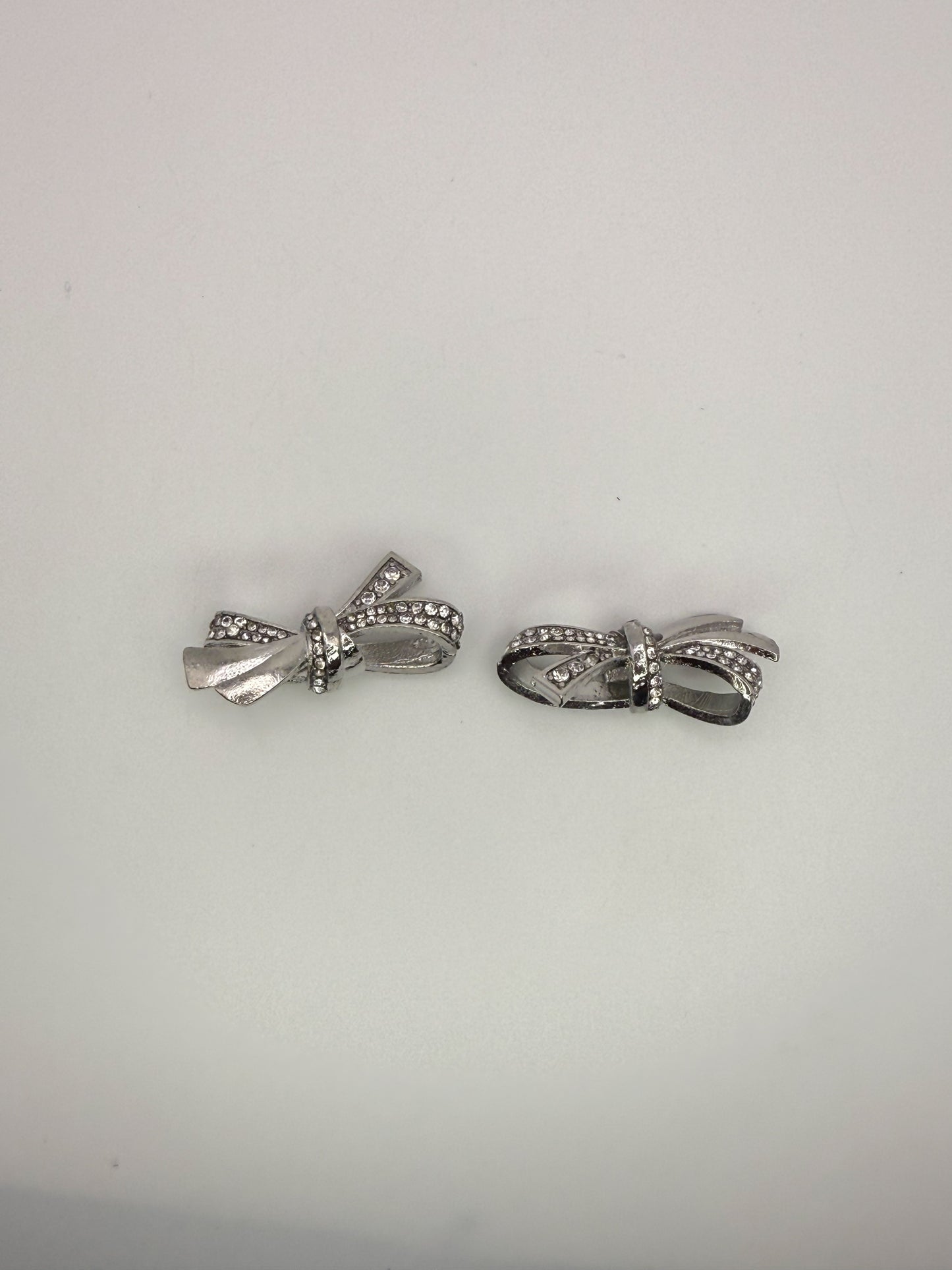 Silver Bow DIY Charms