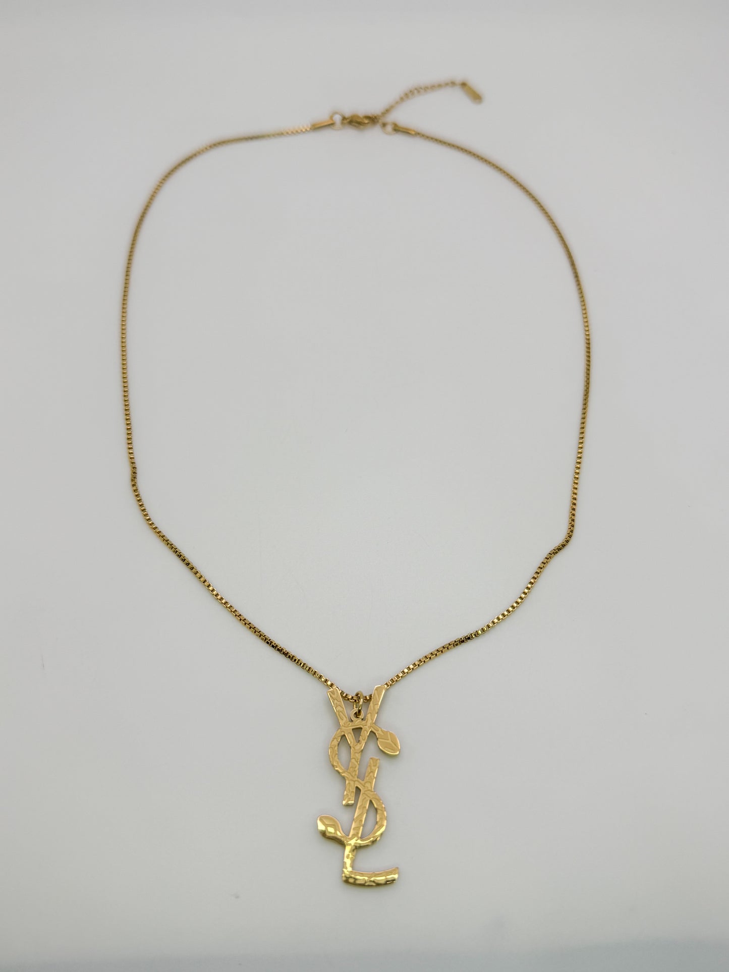 YSL Designer Gold Stainless Steel Necklace