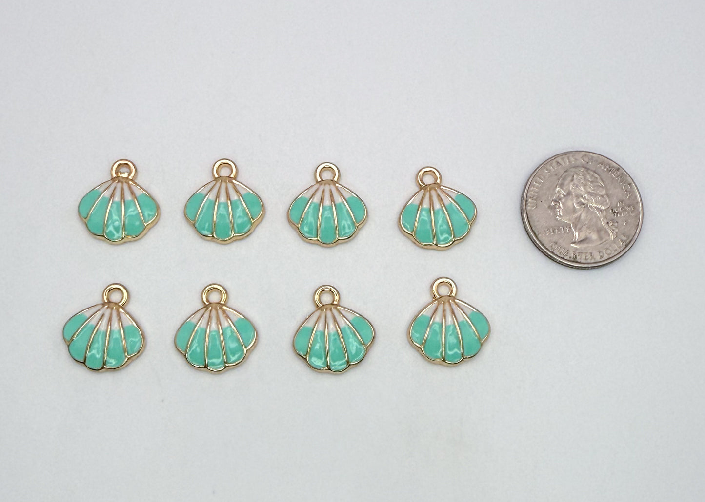 Gold & Turquoise DIY Charms