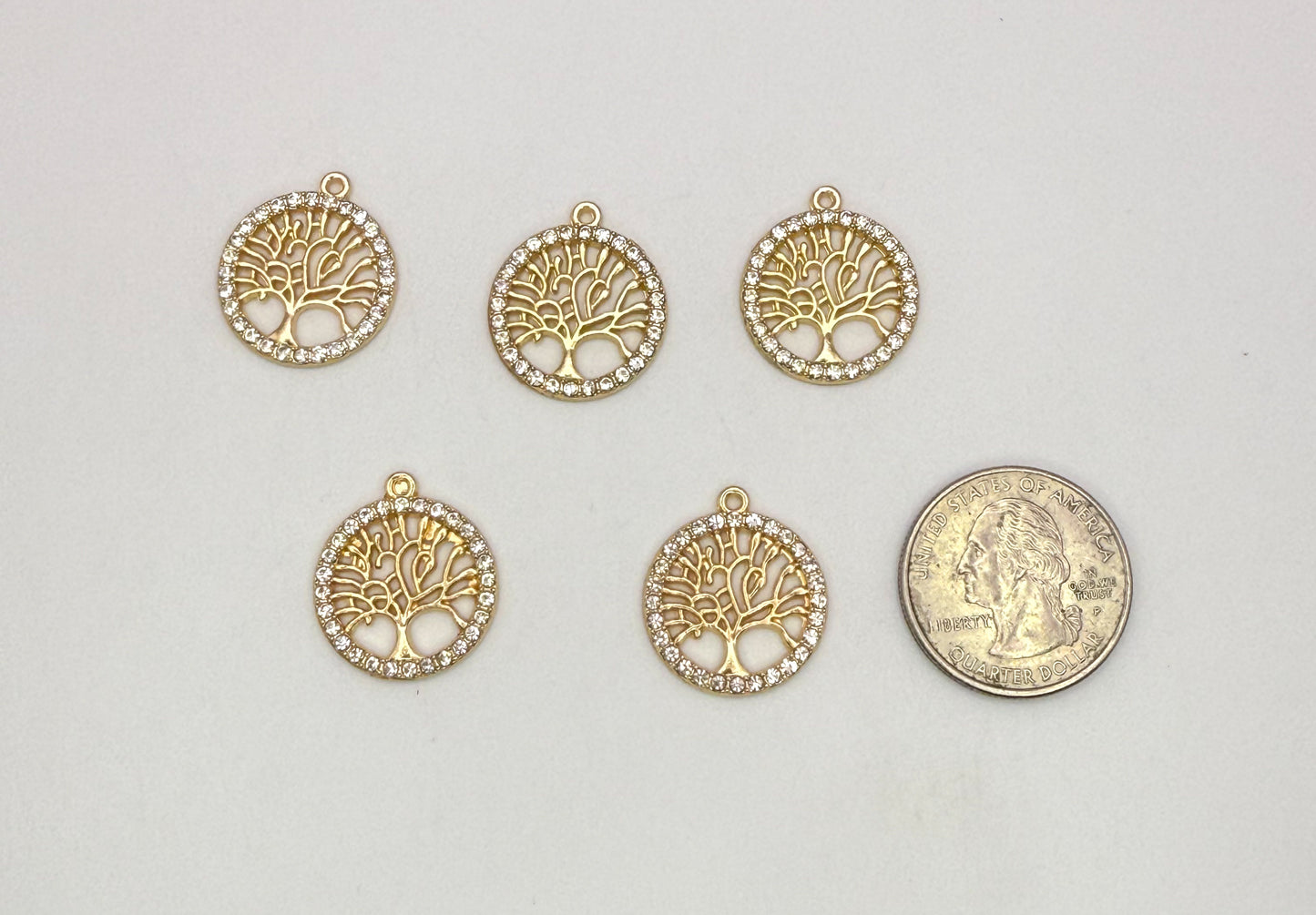 Gold Tree of Life DIY Charms