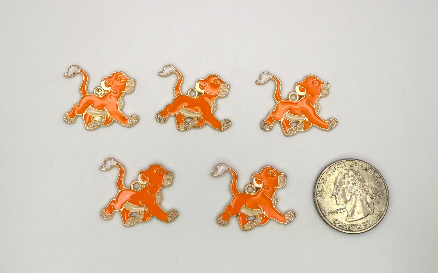 Lion King Gold DIY Charm Sets