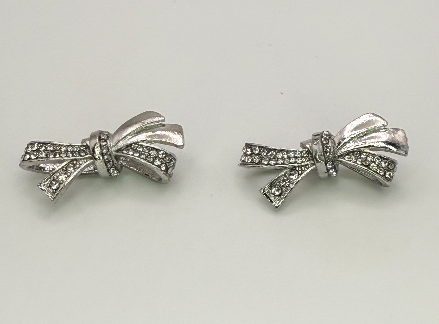Silver Bow DIY Charms