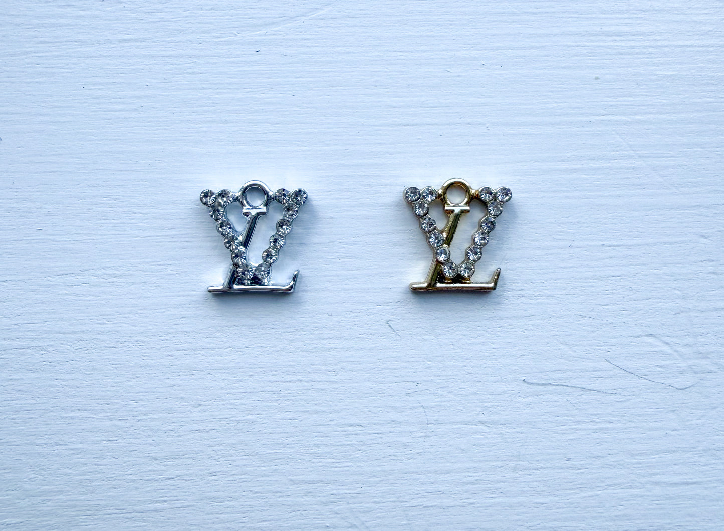 LV Gold & Silver Mini DIY Charms