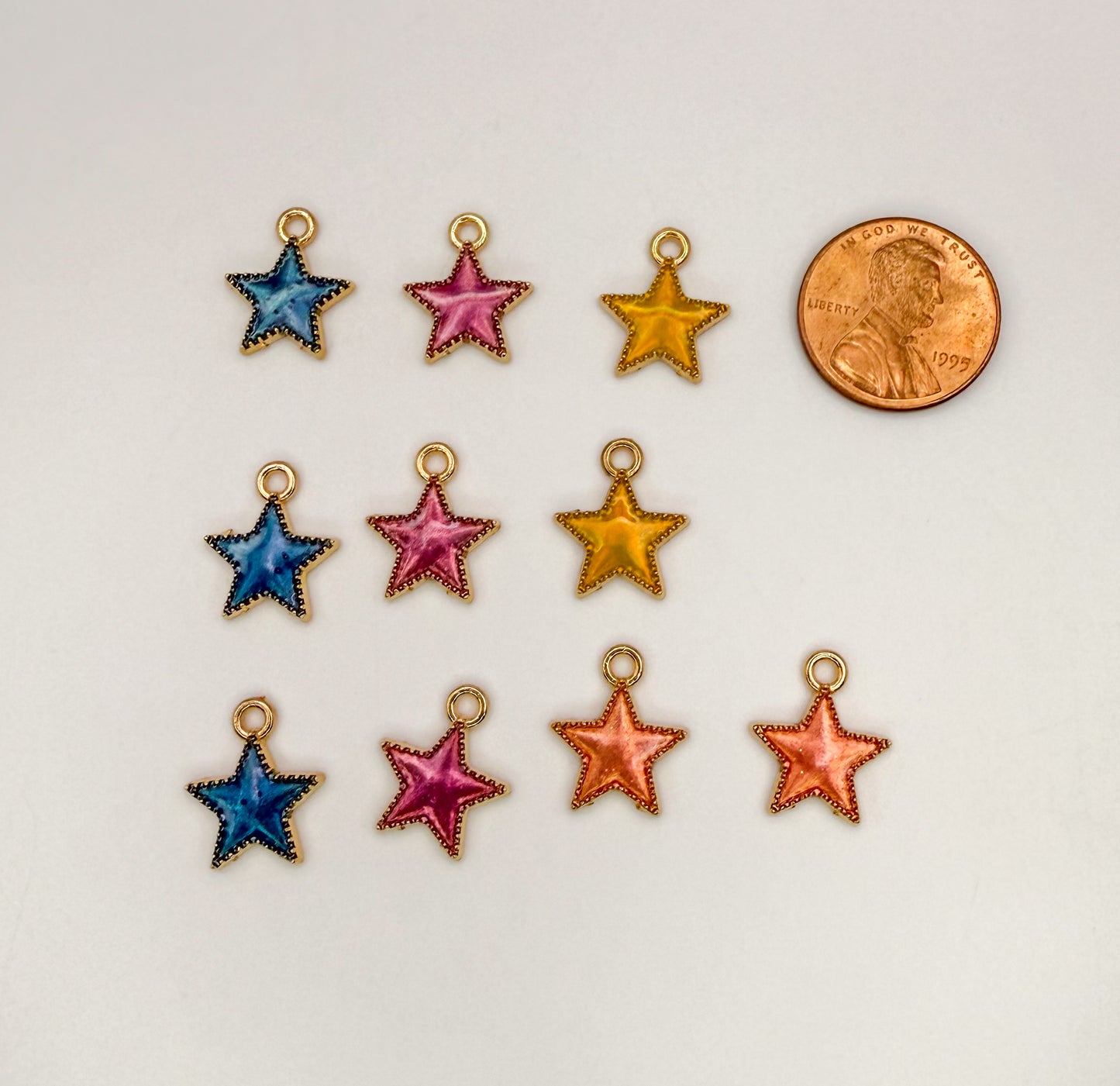 Mini DIY Charms- Bows, Hearts & Stars
